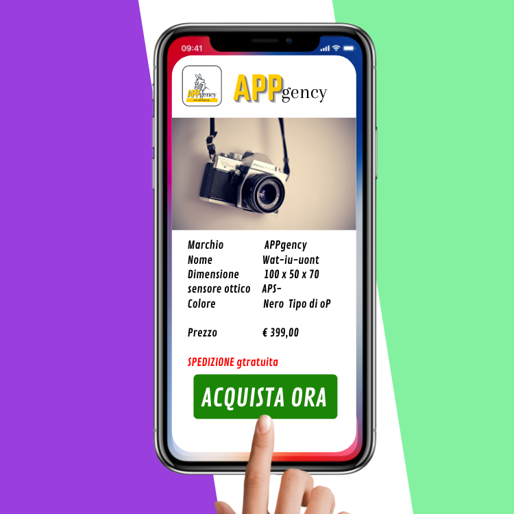 esempio app e-commerce